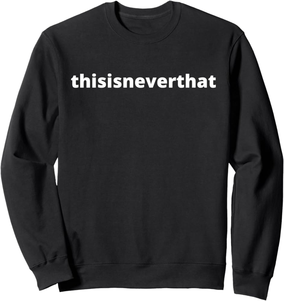 Amazon.com: thisisneverthat funny Sweatshirt : Clothing, Shoes